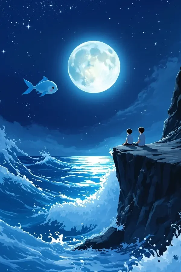 悬崖上的金鱼姬 动画电影海报